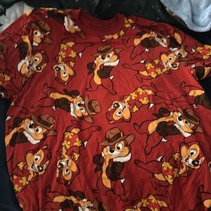 Disney Parks Chip/Dale all over print AOP t-shirt